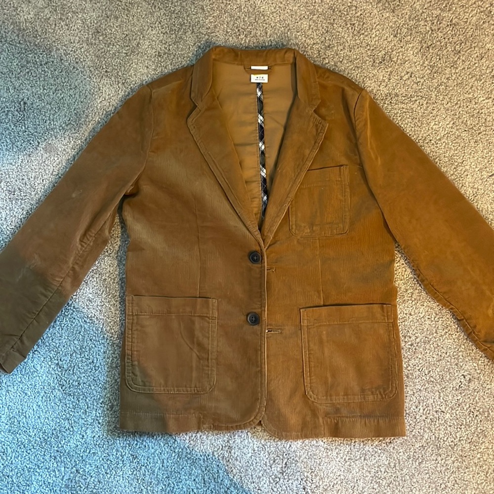 Boys brown corduroy jacket